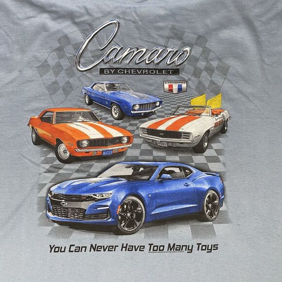 Men's Sz 2XL Chevrlote Chevy Camaro T-Shirt Back Graphic T Brand New - Picture 4 of 6
